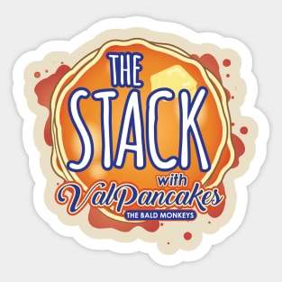 The Stack with Val Pancakes Sticker